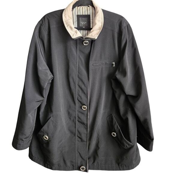 Braetan Jackets & Blazers - Braetan Womens Black Rain Jacket Sz 2X